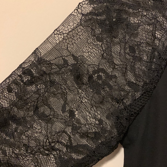 Express Long Sleeve Lace Blouse - Picture 4 of 4